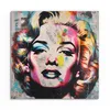 DEQOART Hybrid Leinwand Bild 30x30 cm 'Farbenfrohe Diva' Produktbild-Vorschau 2