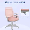 Vinsetto Fauteuil de bureau, chaise de bureau ergonomique Voir les images du produit 4