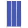 MonsterShop - 3 x breiter Fächerschrank Umkleideschrank Produktbild-Vorschau 2