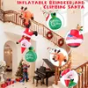 2,5m Suspendu Noël Renne gonflable & Père Noël avec LED Voir les images du produit 7