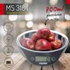 Mesko Home MS 3164 kuchynská váha čierna pultová okrúhla Náhľad obrázku produktu 12