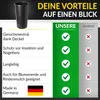 A comparison chart highlighting the advantages of a product, with a product image on the left. Produktbild-Vorschau