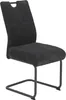 A single black chair with a cantilever base, shown from a three-quarter angle against a white background. Produktbild-Vorschau