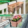 4er Set Blumenkasten Halterung verstellbar, für Balkon Produktbild-Vorschau 2