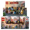 A display box of LEGO Ninjago Movie minifigure blind bags, with a promotional image of the minifigures at the top and individual minifigures shown at the bottom. Náhled obrázku produktu