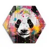DEQOART Glasbild Echtglas 40x35 cm 'Buntgewordene Sanftmut' Produktbild-Vorschau 2