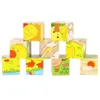 Vzdělávací dřevěné bloky Farma puzzle 9el. Náhled obrázku produktu 9