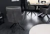 riess-ambiente Drehbarer Stuhl BIG GEORGE grau Echtleder Produktbild-Vorschau 5