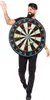 Darts Kostüm Dartscheibe Dart-Board mit drei Bällen für Erwachsene Einheitsgröße Unisex Damen Herren Fasching Karneval Mottoparty Darts-WM Paar- und Gruppenkostüm JGA Produktbild-Vorschau