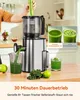AIORBER Slow Juicer Odšťavňovač 130mm vstupní otvor, 99,6% Náhled obrázku produktu 4