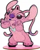 Disney Stitch - Crystal Art - Kamaráti XL - Anjel Náhľad obrázku produktu 1