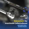 A close-up and cutaway view of a torque wrench, with marketing text and certification logos. Anteprima dell’immagine prodotto