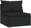 vidaXL 6 tlg. Garten Lounge Set mit Kissen Poly Rattan Produktbild-Vorschau 7
