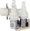 A close-up studio shot of a washing machine inlet valve. Produktbild-Vorschau