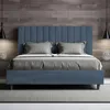 ITYHOME - Gepolstertes Bett mit Lattenrost 160x200 mit Produktbild-Vorschau 2