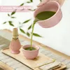 Matcha Besen Set, Matcha Set Rosa 5-Teiliges, Japanisches Produktbild-Vorschau 4