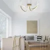 Plafonnier LED laiton mat, intensité lumineuse variable, L Voir les images du produit 4