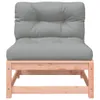 vidaXL Gartensofa ohne Armlehnen mit Kissen und Hocker Produktbild-Vorschau 7