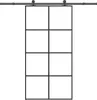 vidaXL Posuvné dveře s kováním 102,5x205 cm ESG sklo a Náhled obrázku produktu 7