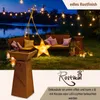 Rostikal Willkommen Säule Garten Rost 72 cm mit Dekoschale Produktbild-Vorschau 6