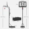 SPORTNOW Basketballmand voor buiten, verstelbare mandhoogte Productafbeelding-voorbeeld 3