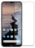 A smartphone with a screen protector applied, showing the phone's home screen. Produktbild-Vorschau