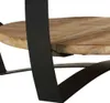 vidaXL Table basse en bois de manguier brut massif 65 x 32 Voir les images du produit 14