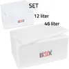THERM BOX Styroporbox Set 46W & 12W Wand 3cm Volumen 46,59L Produktbild-Vorschau 1