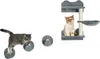 PawHut Katzen Kletterwand, 4-teilig, Katzenkletterwand, Produktbild-Vorschau 1