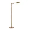 A floor lamp with an adjustable arm and head, shown against a white background. Produktbild-Vorschau