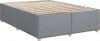 Boxspringbett mit Matratze Hellgrau 140x190 cm Stoff Produktbild-Vorschau 9