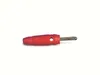 goobay Bananen Stecker mit Querloch 4 mm trittfest rot Voir les images du produit 2