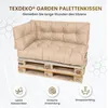 TexDeko Garden halbes Palettenkissen 60x80x18cm gesteppt Produktbild-Vorschau 3