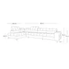 Ecksofa PUDDING MAXI Breite 350cm L-form Ecke mit Produktbild-Vorschau 4