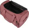 A pink duffel bag is shown with its main compartment open. Produktbild-Vorschau
