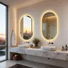 WISFOR, lustro do łazienki LED, owalne, 50x80 cm, lustro Podgląd zdjęcia produktu 3