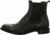 A side view of a black Chelsea boot against a white background. Voir les images du produit