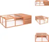 vidaXL Garten-Tierkäfig 150x100x50 cm Massivholz Tanne -  Produktbild-Vorschau 2