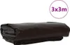 vidaXL Plachta 650g / m² Hnedá 3 x 3 m Plátno s PVC vrstvou Náhľad obrázku produktu 1