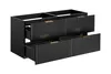 Design Badmöbel Set ADEL SCHWARZ 120 cm MDF SOFT-CLOSE Produktbild-Vorschau 5
