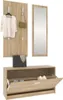 3-tlg. Flurmöbel-Set Sonoma-Eiche Holzwerkstoff Produktbild-Vorschau 4