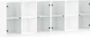 vidaXL Bibliothèque avec portes blanc 204x37x75 cm Bois Voir les images du produit 2