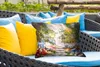 MuchoWow® Outdoor Kissen - Malerei - Blumen - Natur - Produktbild-Vorschau 4