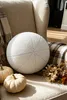 Dekokissen Dekorativ Rund Kugel Bouclé Weiss 30 Cm Produktbild-Vorschau 3