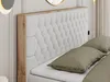 MKS MEBLE Boxspringbett 180x200 mit Bettkasten Eiche, Produktbild-Vorschau 3