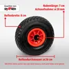 Grafner Sackkarrenrad Bollerwagenrad pannensicher Vollgummi Produktbild-Vorschau 5