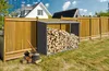 Wiata na drewno G21 WOH 181 - 242 x 75 cm, antracytowa Podgląd zdjęcia produktu 8