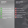 HOLZBRINK Fascia strisce frangivista PP per recinzione | 19 Anteprima dell’immagine prodotto 5