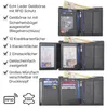 Leder Geldbörse Herren Portemonnaie RFID Hochformat Produktbild-Vorschau 4