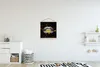 MuchoWow® Textilposter Lippen - Geld - Abstrakt 40x40 cm Produktbild-Vorschau 2